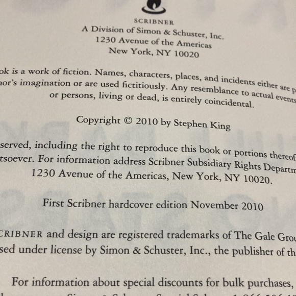 Hardcover with Dust Jacket Stephen King Full Dark, No Stars - Picture 8 of 14